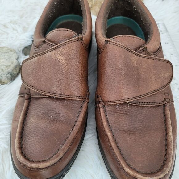 Streetcars chunky wide comfort loafers brown main image 13